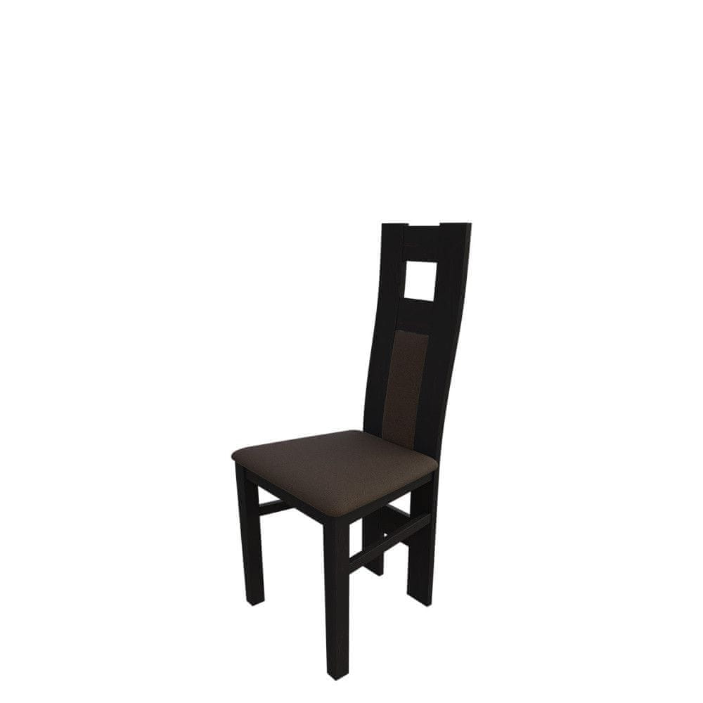 Veneti Jedálenská stolička MOVILE 20 - wenge / tmavá hnedá 1